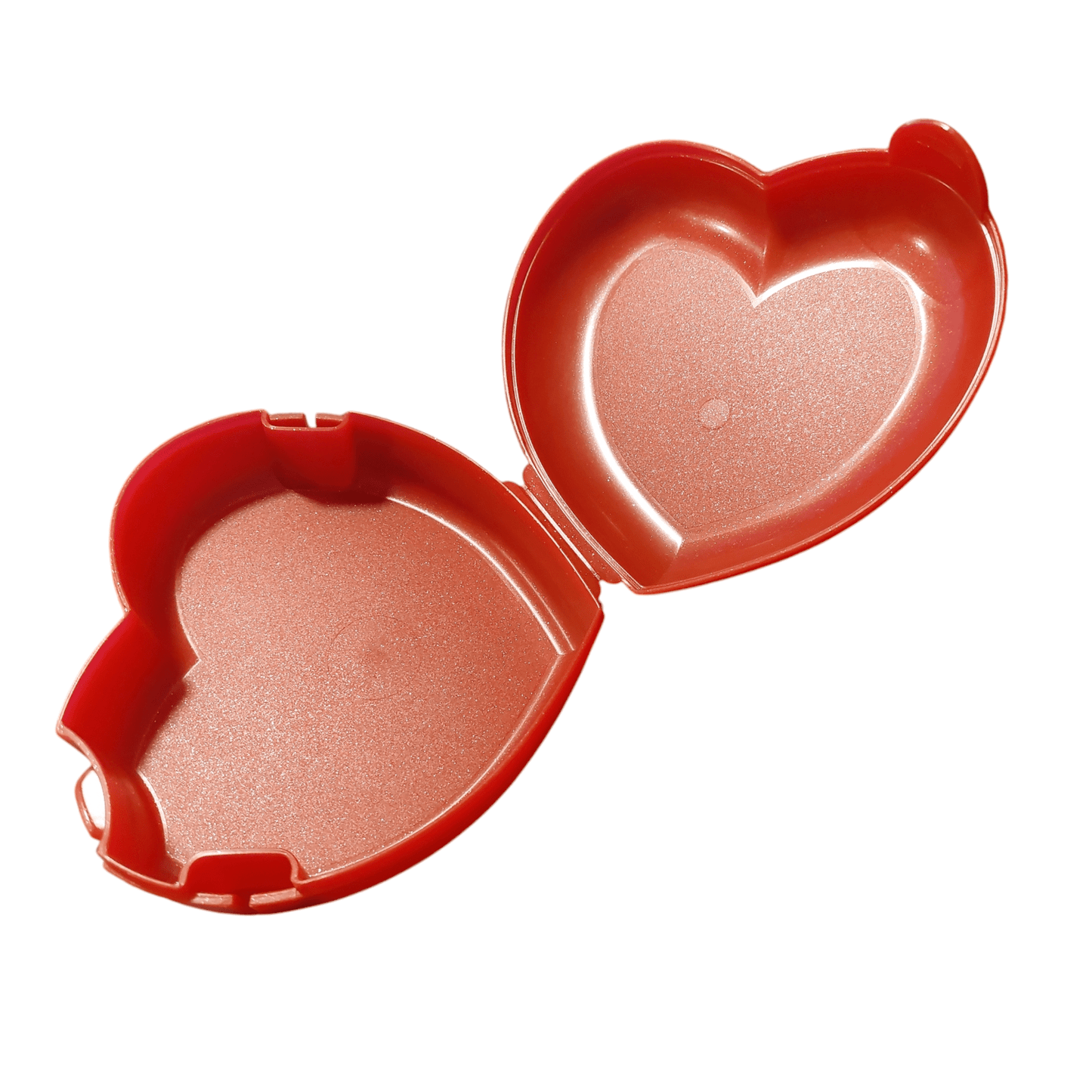 DerTupperonkel.de - Herzdose - rot glitzernd -