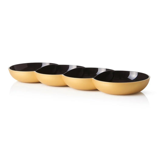 DerTupperonkel.de - Allegra Servierperle gold / schwarz -