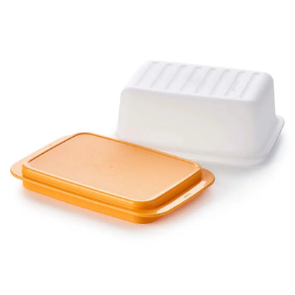 DerTupperonkel.de - Butterdose orange/weiß - 