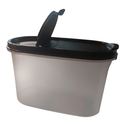 DerTupperonkel.de - Eidgenosse 1,1 L - inklusive Deckel mit Schütten (schwarz) - 