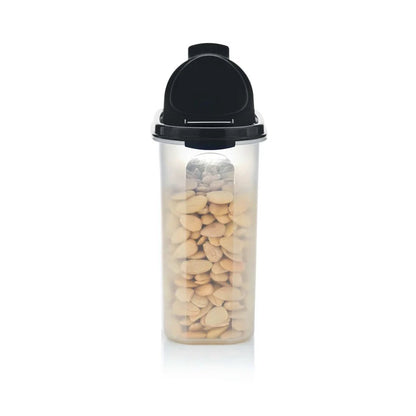 DerTupperonkel.de - Eidgenosse 1,7 L - inklusive Deckel mit Schütten (schwarz) - 