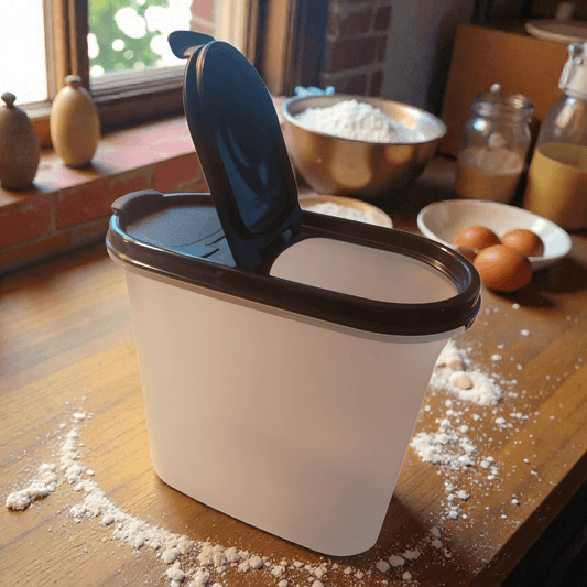 DerTupperonkel.de - Eidgenosse 1,7 L - inklusive Deckel mit Schütten (schwarz) - 