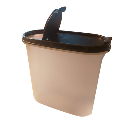 DerTupperonkel.de - Eidgenosse 1,7 L - inklusive Deckel mit Schütten (schwarz) - 