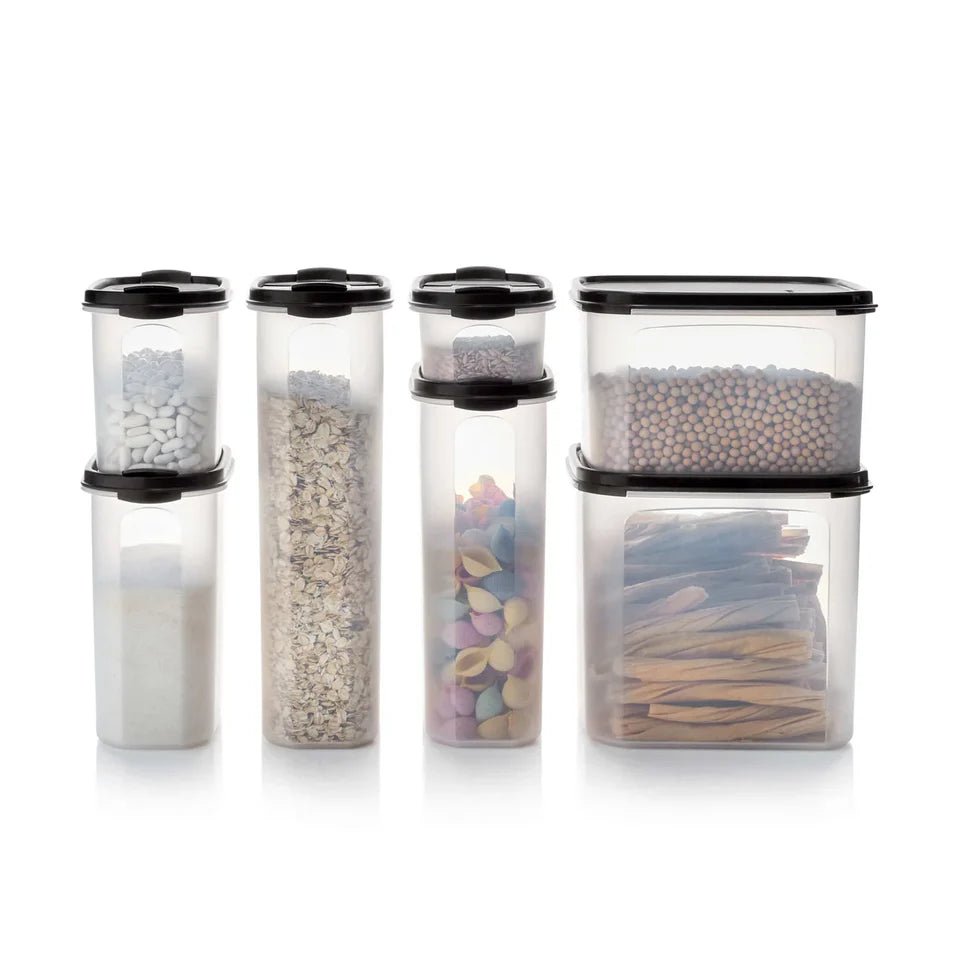 DerTupperonkel.de - Eidgenosse 2,3 L - inklusive Deckel mit Schütten (schwarz) - 