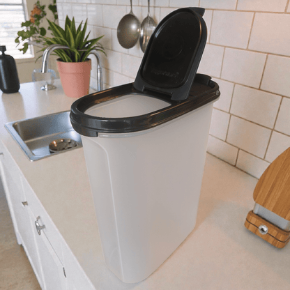 DerTupperonkel.de - Eidgenosse 2,3 L - inklusive Deckel mit Schütten (schwarz) - 