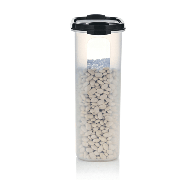 DerTupperonkel.de - Eidgenosse 2,3 L - inklusive Deckel mit Schütten (schwarz) - 