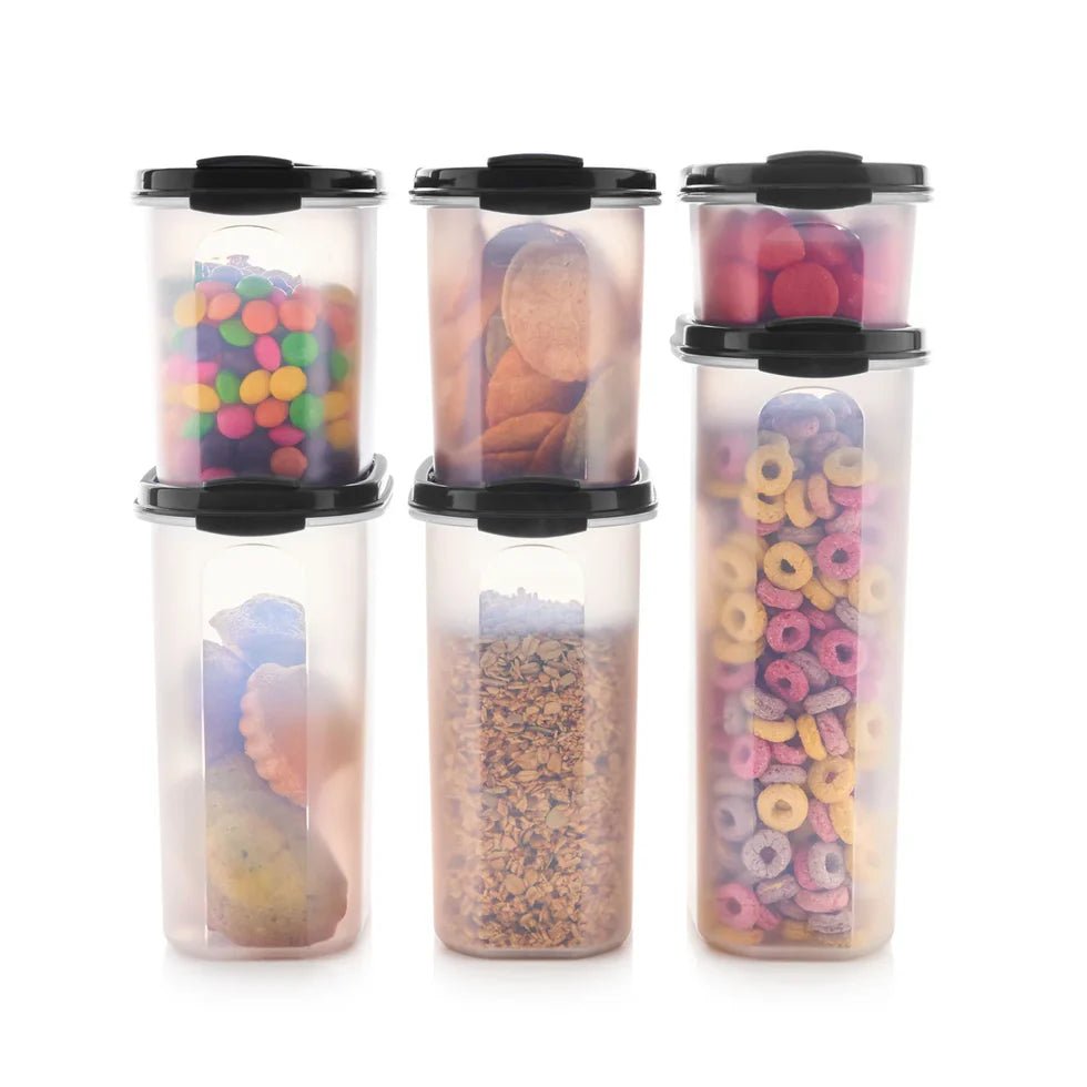 DerTupperonkel.de - Eidgenosse 2,3 L - inklusive Deckel mit Schütten (schwarz) - 