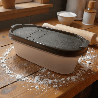 DerTupperonkel.de - Eidgenosse 500 ML - inklusive Deckel mit Schütten (schwarz) - 