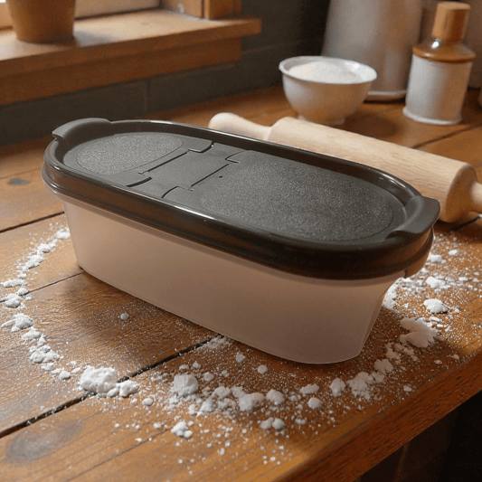 DerTupperonkel.de - Eidgenosse 500 ML - inklusive Deckel mit Schütten (schwarz) - 