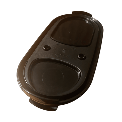 DerTupperonkel.de - Eidgenosse 500 ML - inklusive Deckel mit Schütten (schwarz) - 