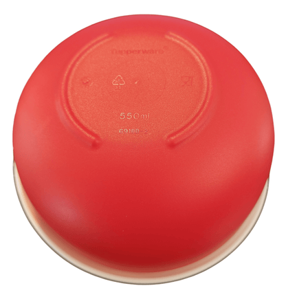 DerTupperonkel.de - Ergonomica 500 ML - rot / weiß - 