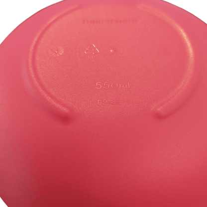 DerTupperonkel.de - Ergonomica 550 ML - Beere / weiß - 