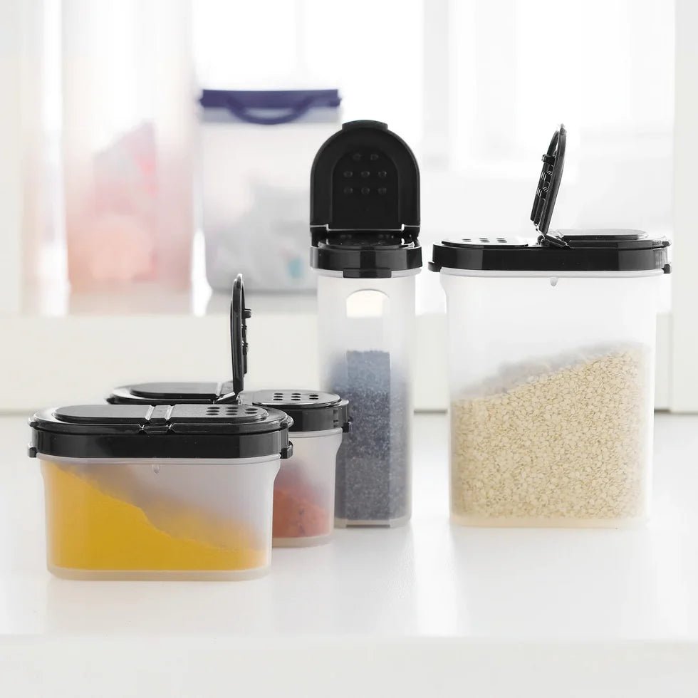 DerTupperonkel.de - Gewürzzwerge 2er - Set - schwarz - 