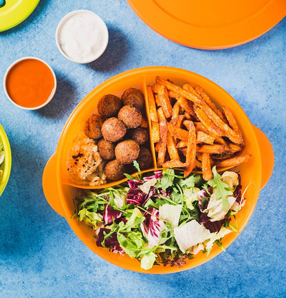 DerTupperonkel.de - MicroTup Menüteller - orange - 