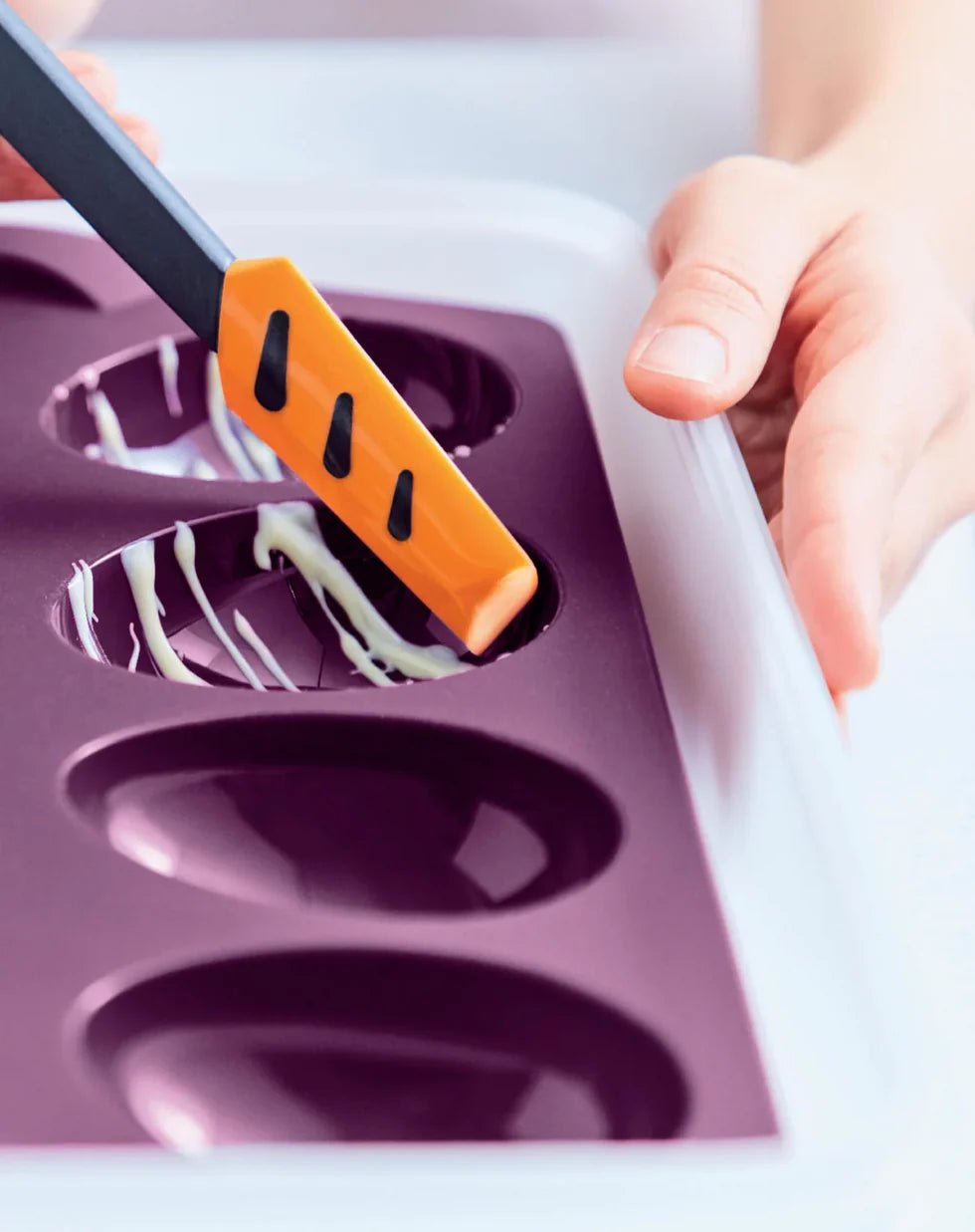 DerTupperonkel.de - Top Schaber schmal orange/schwarz - 