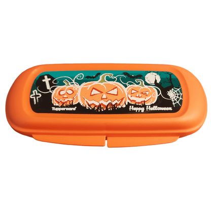 DerTupperonkel.de - Tupperware Snackbox "Halloween" - orange - 